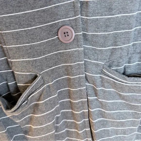 Anthropologie Dolan Gray Striped Knit Blazer Size XL - like new! - Picture 6 of 12